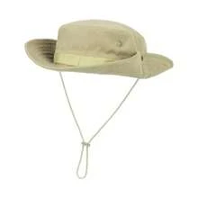 Safari Fishing Hat For Men And Women Khaki Cotton Blend Wide-Brim Foldable Bucket Hat With UPF 50+ Sun Protection - -卡其色- - 查看 5