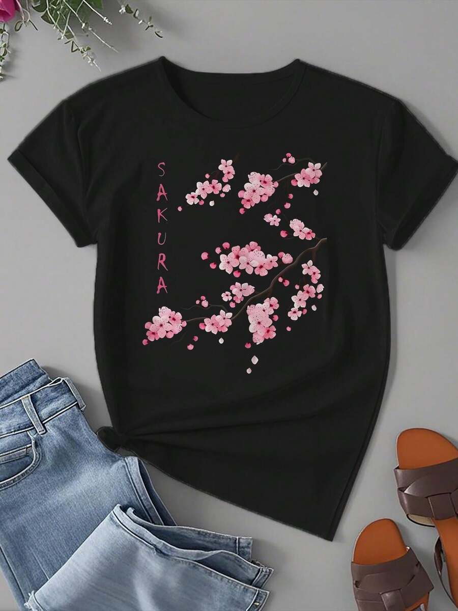 Women T-Shirts - Black - View 1