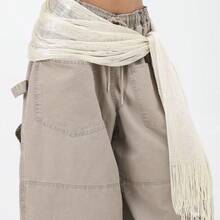 1 chiếc phụ kiện tự làm đa năng cho điệu nhảy Jazz, phong cách cô gái nóng bỏng, khăn bandana đeo hông, thắt lưng tua rua, rèm che mông, thích hợp cho khiêu vũ đường phố. - Nhiều màu - Xem 5