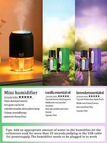 200ml Car Humidifier, 3 Colors, Ultrasonic Atomization (Quiet), 6 Fragrances, LED Light, USB Powered, Auto Shut-Off, Suitable For All Car Models And Locations, Multi-Set Gift Pack - A - View 17
