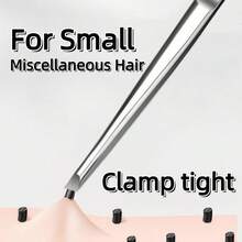 Nhíp thép không gỉ, thích hợp để tạo hình lông mày, tỉa lông mi, tỉa râu và tóc mai, dụng cụ hỗ trợ làm lông mày giả, quà tặng. - A - Xem 2