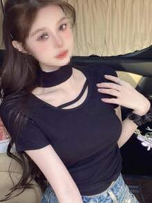 Women Tops - Grey - View 9