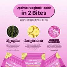 Slippery Elm Probiotic Gummies | Pineapple Flavor, 60 Count - 2-pack - View 3