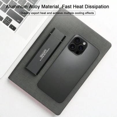 Balance Fit M.2 NVMe SSD Case, 10Gbps USB 3.2 Gen2, Aluminum Alloy, Supports 2230/2242/2260/2280 NVMe SSDs, Comes With USB-C Cable And Adapter