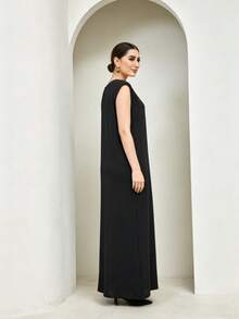 A CEY Abaya Made Of Breathable And Skin-Friendly Fabric, Suitable For Women Daily Wear. Elegant Summer - Multicolor - View 5