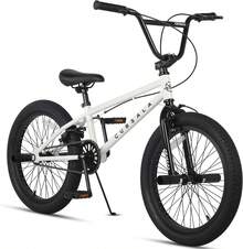 Bicicleta BMX Freestyle, Bicicleta para Niños de 18-20 Pulgadas para Niños de 5 a 13 Años y Ciclistas Principiantes, Múltiples Colores - Negro - Ver 1