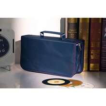 128 Capacity DVD Holders Storage CasesCD DVD VCD case CD DVD Wallet Blu-ray Media Case Storage Holder Organizer Wallet Blue - Azul - Ver 7
