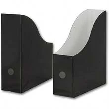 Simple Houseware Caja organizadora para archivos - negro - Ver 4