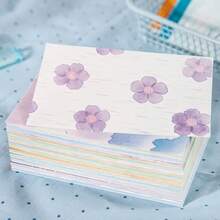 30 piezas/paquete Papel de scrapbooking de unicolor con efecto tie-dye refrescante, material de papel no adhesivo para decoración DIY, regalo festivo, material de collage hecho a mano, planificación de scrapbook personalizada, papelería escolar creativa - Estilo 2 - Ver 7