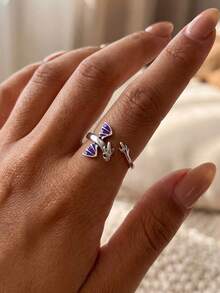 1pc 925 Sterling Silver Dragon Adjustable Ring, Delicate Jewelry Gift Suitable For Party, Birthday, And Daily Wear - Dragon Ring - View 4