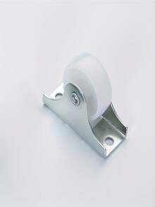 8pcs Nylon Swivel Casters 1 Inch Flat Plate Sliding Wheels, Lightweight White Wheels With Brake - 1-inch Fixed Wheel - View 8