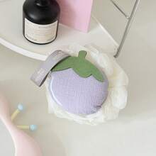 1pc Cute Fruit-Shaped Bath Sponge, Peach & Bamboo Shoot Design Soft Mesh Exfoliating Bath Puff, Japanese Adorable Shower Scrubber, Gentle Lathering Full Body Cleaning Tool, Suitable For Adults, High-Quality Bathroom Essential - Bath Sponge - View 10