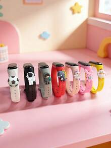 7 Buah Jam Tangan Elektronik Layar Sentuh LED Anak-Anak dengan Liontin Kartun 3D Lucu, 7 Pilihan Warna, Tampilan Waktu & Tanggal, Cocok untuk Ulang Tahun, Natal, Hadiah Liburan, Pemakaian Sehari-hari, Sekolah, Olahraga - MultiWarna - View 10