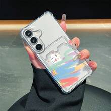 Funda para teléfono: Trazos alegres, vida colorida, estado de ánimo agradable.Funda Transparente de TPU para Teléfono con Porta Tarjetas, Compatible con Samsung Galaxy S25/S24/S24 FE/S23/S23/S22/A73/A72/A55/A54/A35/A16/A15/A14 5G|Antiamarilleo, Diseño Minimalista, Agarre Suave, Regalo Ideal 17, 16, 15, 14, 13, 12, 11, Plus, Air, Pro, Max, Galaxy S21, S22, S23, S24, S25, S26 FE, Edge, Pus, Ultra, A05, A06, A07, A13, A14, A15, A16, A17, A26, A52, A53, A54, A55, A56, A32, A34, A35, A36, Mini, X/XS Max, XR - transparente - Ver 2