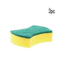 Dụng cụ vệ sinh nhà bếp 2 trong 1: Miếng cọ rửa + Khăn lau chén, Chống dầu mỡ, Miếng bọt biển tẩy vết bẩn thần kỳ | Thiết kế hai mặt, Rửa chén, nồi, lau mặt bàn, Tăng hiệu quả làm sạch - A - Xem 14