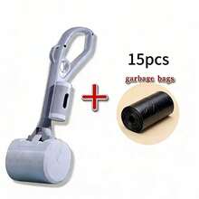 Must-Have Outdoor Dog Pooper Scooper 10 Rolls (150 Pcs Bags Total). Pocket-Sized For Easy Carry, One-Step Cleaning Keeps Hands Dirt-Free, 3 Colors Available To Solve Pet Waste Troubles Effortlessly. - View 10