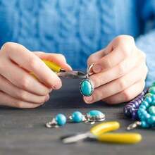 Schmuckzangen Set 5-tlg. mit Aufbewahrungstasche - Schmuck Werkzeug für Bastelprojekte und Heimwerkerarbeiten-Mehrteiliges Party-Geschenkset - Übersicht 7