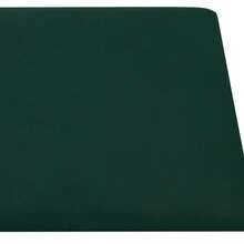 vidaXL Wandkopfteilen 12 Pcs Dunkelgrün Samt - Green - View 4