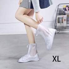 2个防水鞋套，男女通用雨靴保护套，耐用防滑塑料鞋套，带防水层 - 理想的礼物之选！ - A - 查看 14