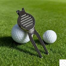 Red Sun Snow Mountain Fashion Illustration Green Fork Golf Course Repair Tool Maintain The Stadium M2MU - UM-gLC-142 - View 5