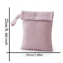 Solid Color Outdoor Diaper Bag, Mommy Tote Bag For Baby Bottle & Supplies - Multicolor - View 7