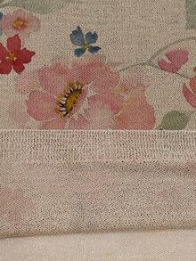 ASHKATIA 大码女式夏季针织上衣，水彩花卉印花，波西米亚风格，适合母亲节和海滩度假 - 彩色 - 查看 8