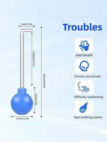 Tonsil Stone Removal Tool Kit, Includes Oral Suction Ball With Suction And Cupping Functions, And PVC Suction Ball For Fresh Breath - Multicolor - View 3