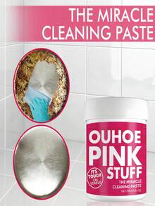 OUHOE Multi-Purpose Gentle Cleaning Paste, Removes Heavy Grease In Kitchen, Universal Pink Bucket Cleaning. Our Pink Bucket Cleaning Powder Contains Surfactants. It Can Quickly Remove Stains And Make Your Kitchen Look Brand New. - Solid State - View 6