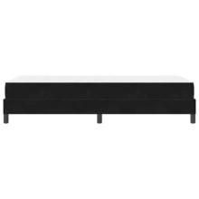 vidaXL Boxspringbett Mit Matratze Schwarz 90 X 190 Cm Stoff - 黑色 - 查看 8