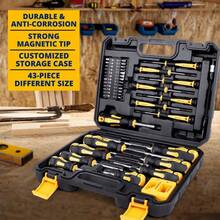 Kit De Herramientas 43 En 1 Destornilladores Magneticos - amarillo - Ver 7