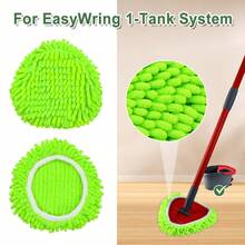 Đầu lau nhà tam giác mềm dày GFRED 1/2/3 chiếc, tương thích với hệ thống 1 bình chứa O-Cidar, dễ dàng vệ sinh, làm sạch bụi bẩn mạnh mẽ, chất liệu sợi nhỏ mềm dày, phụ kiện vệ sinh màu xanh lá cây. - Màu xanh lá - Xem 6