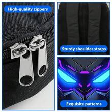 3PCS Cool Mecha Backpack Set For Boys, Large Capacity School Bag With Matching Lunch Bag & Pencil Case, Durable Lightweight Bookbag For Back To School, Daily Use, And Gift - 僅限鉛筆盒 - 查看 6