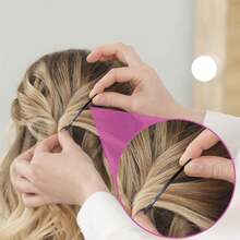 1/12 piezas Pinzas de metal negro extra grandes, Horquillas, Accesorios para el cabello, Adecuados para moños de cabello grueso y largo, Garras casuales, Pinzas para el cabello, Horquillas, Útiles escolares, Festival, Fiesta - Negro - Ver 7