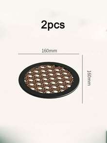 Tấm lót cách nhiệt silicon đan mây, dùng trong gia đình, chống bỏng cho nồi, bát, tấm lót bàn chịu nhiệt, đế lót ly. - không có - Xem 7