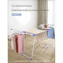 Foldable Clothes Drying Rack, 4 Styles Available, Indoor & Outdoor Laundry Airer With Extra Large Capacity, Stable Heavy-Duty Metal Frame, Space-Saving Collapsible Design, Ideal For Hanging Clothes, Towels, Blankets, Perfect For Home, Balcony, Patio & Apartment Use - Clothes Rack - View 3