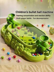 Gemüse & Obst Flipperautomat Abenteuer Spielzeug - Eltern-Kind Kampf Schießspiel Tischspielmaschine. Buntes und unterhaltsames interaktives Flipper Kampf Spielzeug, hilft Kindern Konzentration und Hand-Auge-Koordination zu trainieren; geeignet für Jungen und Mädchen im Alter von 3 bis 12 Jahren als Geburtstagsgeschenk (Flipper Farbe zufällig) - Verschiedenfarbig - Übersicht 6