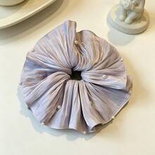 Cute Lace Scrunchie, Oversized Korean Slouchy Hair Tie, Hair Accessories For Women,Travel,Birthday - Multicolor - View 5