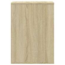 vidaXL Kommode Sonoma-Eiche 40x41x58 cm Holzwerkstoff - Braun - Übersicht 7