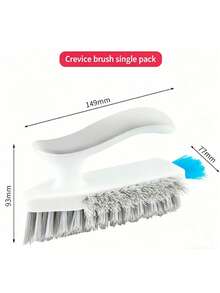 1pc Crevice Cleaning Brush, 2-In-1 Floor Cleaning Brush, Multi-Functional Handheld Cleaning Brush, No Dead Angle Brush, Ideal Home Accessory, Suitable For Cleaning Windows, Crevices, Stove, Doors, Washing Tubs - One Size - View 8