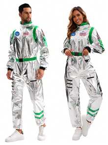 宇航员服装；宇航员连体服；太空服；角色扮演派对服装，万圣节春季服装 - 彩色 - 查看 22