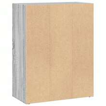 vidaXL Bücherregal Grau Sonoma 60x30x77 cm Holzwerkstoff - Grau - Übersicht 5