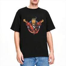 Men Women's Thunderdom Hardcore Wizard Music T-Shirt 100% Cotton Short Sleeve O Neck Graphic Printed Tee Shirt Casual Streetwear - màu đen - Xem 7