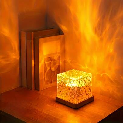 Ripple Flame Ripple Effect Projection Lamp With Remote Control | Remote Control 16 Color Color Change Dimming (Without Remote Control Battery) | USB Plug In Use | USB Lamp | Starry Sky Galaxy Nightlight | RGB Lamp | LED Small Desk Lamp | Smart Color Change Lamp | Desktop Decorative Lamp | Atmosphere Lamp | Ceiling Decorative Projector | Suitable For Rooms | Bedrooms | Home Cinemas | Birthday Parties And All Scenes | Valentine's Day Gift | Birthday Gift | Halloween Gift | Christmas Gift