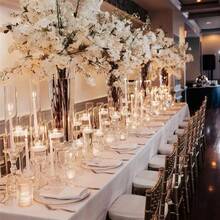 1/5/12/24/36/48/96pcs Floating Ball Scented Candles, Water Floating Tea Lights, Romantic Wedding Decoration Candles, Hotel Dinner Party Table Centerpiece Decor - White - View 12