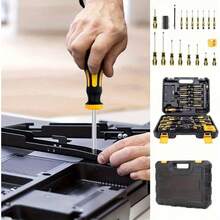 Kit De Herramientas 43 En 1 Destornilladores Magneticos - amarillo - Ver 8
