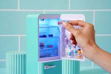 ZURU Mini Brands Fridge Set - 60+ Surprise Mini Replicas, LED/UV Lights And Exclusive Soft Collectibles, Toys For Kids 3+ (Includes Fridge Toy Set) - Multicolor - View 8