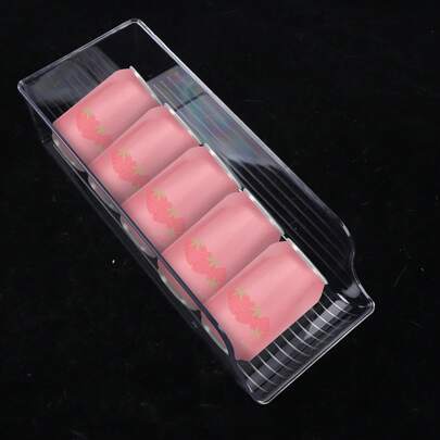 Clear Beverage Shelf In Cabinet/Tabletop Refrigerator Organizer Bin Modern Drink Holder Clear Beverage Shelf Modern Refrigerator PET Drink Holder13.8*35*9.8cm/5.4*13.8*3.9inch