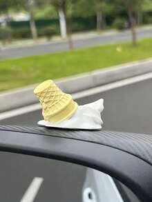 Fun And Cute Ice Cream Stickers | "Tilted Ice Cream Truck" Stickers | Exterior Decals And Pendants For E-Bikes, Motorcycles, And Cars | Interior Dashboard Decorations And Accessories, Women's Accessories, DIY Car Decorations, Car Trims, Car Parts, Car Stickers - Falling Ice Cream - View 4