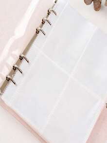 10pcs A5 6-Hole 4/2/1 Pocket Double-Sided Refillable Photo Card Album Pages, Transparent PP Sleeves, Clear Pockets For Transaction Cards, Photo Storage Album Suitable For Planner Lovers, Card Collectors, Students, Office, Classroom, Studio, Back To School - A5 - View 9