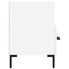 vidaXL TV-Schrank Weiß 80x36x50 cm Holzwerkstoff - Weiss - Übersicht 7